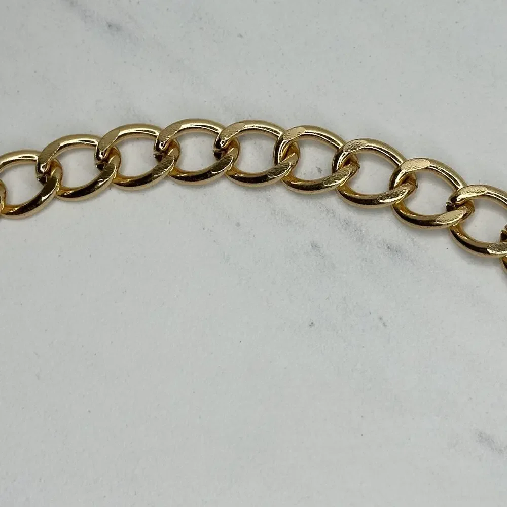 Chunky Gold Tone Multi Chain Link Belt Small/Medium (S/M) Y2K Festival ✨